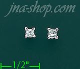 14K Gold 0.5ct Diamond Stud Earrings - Click Image to Close
