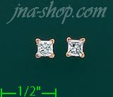 14K Gold 0.8ct Diamond Stud Earrings - Click Image to Close