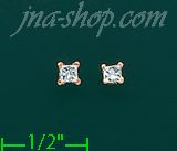 14K Gold 0.3ct Diamond Stud Earrings - Click Image to Close