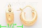 14K Gold Mini Hoop & Hinged Earrings - Click Image to Close