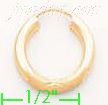 14K Gold Dia-Cut Hoop Earrings - Click Image to Close