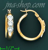 14K Gold Assorted Earrings - Click Image to Close