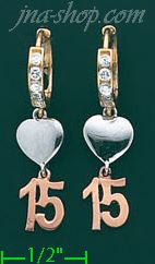 14K Gold Assorted Earrings - Click Image to Close