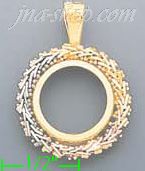 14K Gold Bola Collection Charm Pendant - Click Image to Close