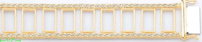 14K Gold Bola Collection Bracelet 7.5" - Click Image to Close