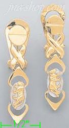14K Gold Panther Collection Earrings - Click Image to Close