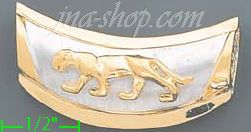 14K Gold Panther Collection Pendant - Click Image to Close