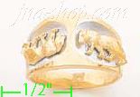 14K Gold Panther Collection Ring - Click Image to Close