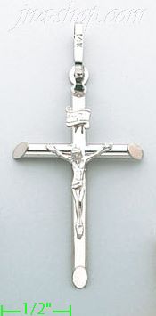 14K Gold Crucifix Fancy Cross Charm Pendant - Click Image to Close