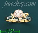 14K Gold Ladies' Ring - Click Image to Close