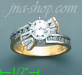 14K Gold Ladies' Ring - Click Image to Close