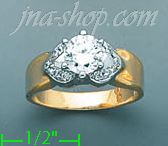 14K Gold Ladies' Ring - Click Image to Close