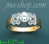 14K Gold Ladies' Ring - Click Image to Close