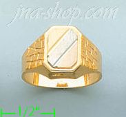 14K Gold Fancy Ring - Click Image to Close