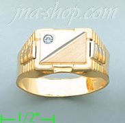 14K Gold Fancy Ring - Click Image to Close