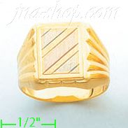 14K Gold Fancy Ring - Click Image to Close