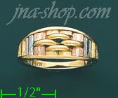 14K Gold Fancy Ring - Click Image to Close