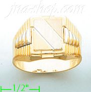 14K Gold Fancy Ring - Click Image to Close