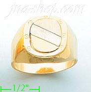 14K Gold Fancy Ring - Click Image to Close