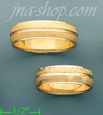 14K Gold Couple's Rings - Click Image to Close