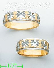 14K Gold Couple's Rings - Click Image to Close