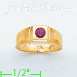 14K Gold Baby CZ Ring - Click Image to Close