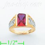 14K Gold Baby CZ Ring - Click Image to Close