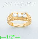 14K Gold Baby Ring - Click Image to Close