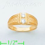 14K Gold Baby Ring - Click Image to Close