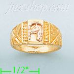 14K Gold Baby Ring - Click Image to Close