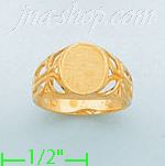 14K Gold Baby Ring - Click Image to Close