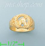 14K Gold Baby Ring - Click Image to Close