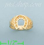 14K Gold Baby Ring - Click Image to Close