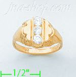 14K Gold Baby Ring - Click Image to Close