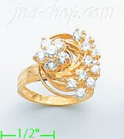 14K Gold Ladies' Motion Ring - Click Image to Close