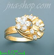 14K Gold Ladies' Motion Ring - Click Image to Close