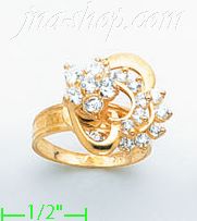 14K Gold Ladies' Motion Ring - Click Image to Close