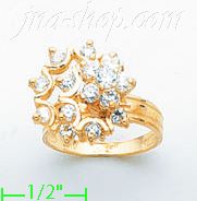 14K Gold Ladies' Motion Ring - Click Image to Close