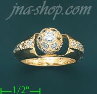 14K Gold Ladies' Motion Ring - Click Image to Close