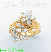 14K Gold Ladies' Motion Ring - Click Image to Close