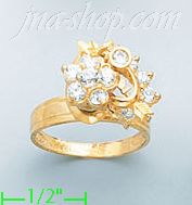 14K Gold Ladies' Motion Ring - Click Image to Close