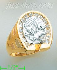 14K Gold Men's Ring - Click Image to Close