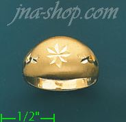 14K Gold Assorted Ladies' Ring - Click Image to Close