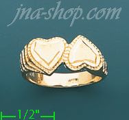 14K Gold Ladies' Dia-Cut Ring - Click Image to Close