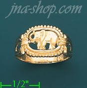 14K Gold Ladies' Dia-Cut Ring - Click Image to Close