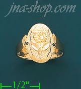 14K Gold Ladies' Dia-Cut Ring - Click Image to Close