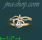 14K Gold 3Color Dia-Cut Ring - Click Image to Close