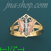 14K Gold Ladies' Light Ring - Click Image to Close