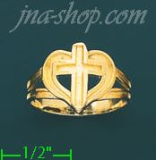 14K Gold Ladies' Light Ring - Click Image to Close