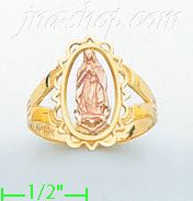 14K Gold Ladies' Light Ring - Click Image to Close